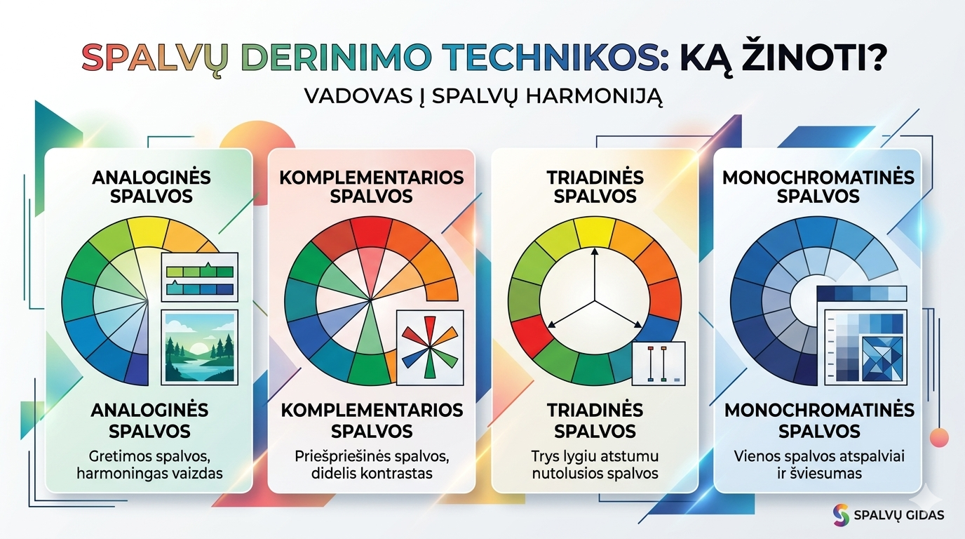 Spalvų derinimo paletė